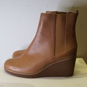Jil Sander Chelsea Wedge boot in Suola Tabacco